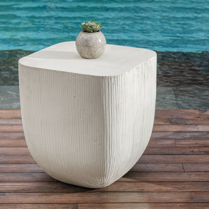 Uttermost Alma Concrete Indoor/Outdoor Side Table