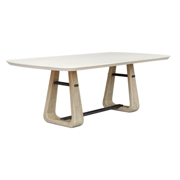 Uttermost Circa Concrete Indoor-Outdoor Dining Table - 221cm
