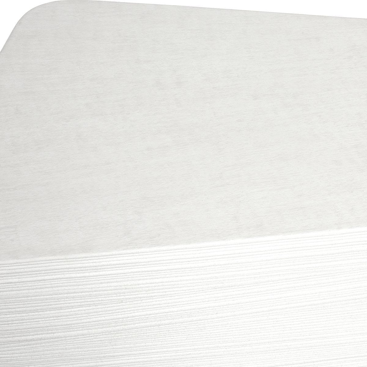 Uttermost Saltwater Concrete Coffee Table in White