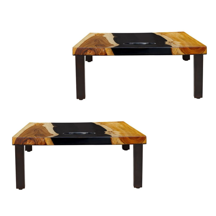 Uttermost Clearwood Black Cornhole Game Set of 2