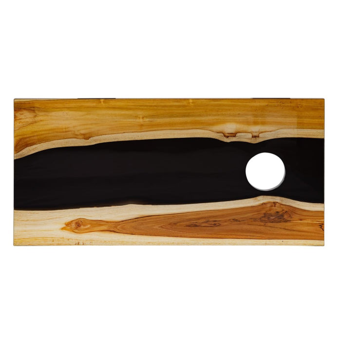 Uttermost Clearwood Black Cornhole Game Set of 2