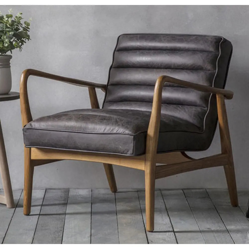 Nozomi Armchair in Antique Ebony  Nicholas John Interiors