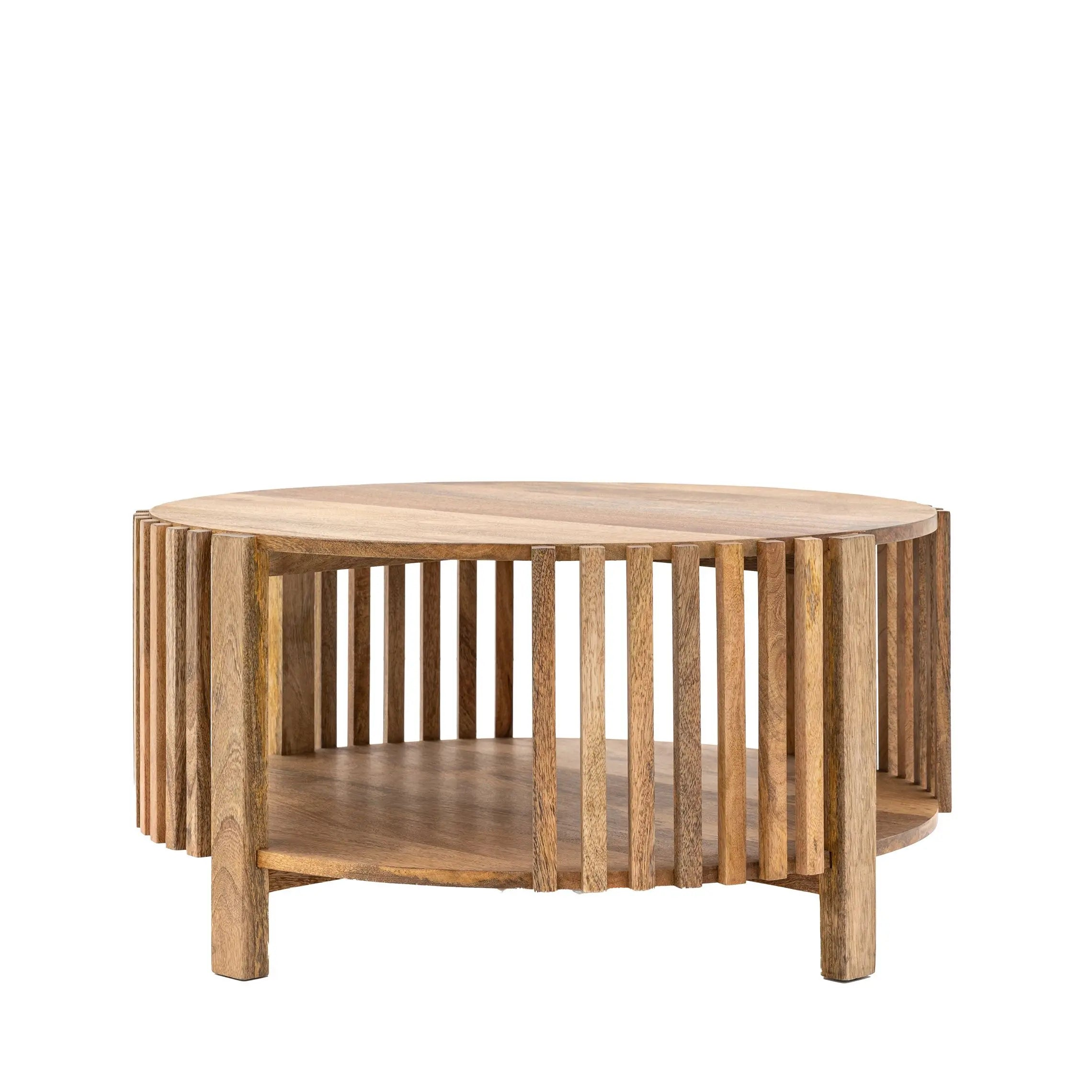 Gallery Direct Voss Coffee Table in Natural Finish - CLEARANCE - BRAND NEW BOXED