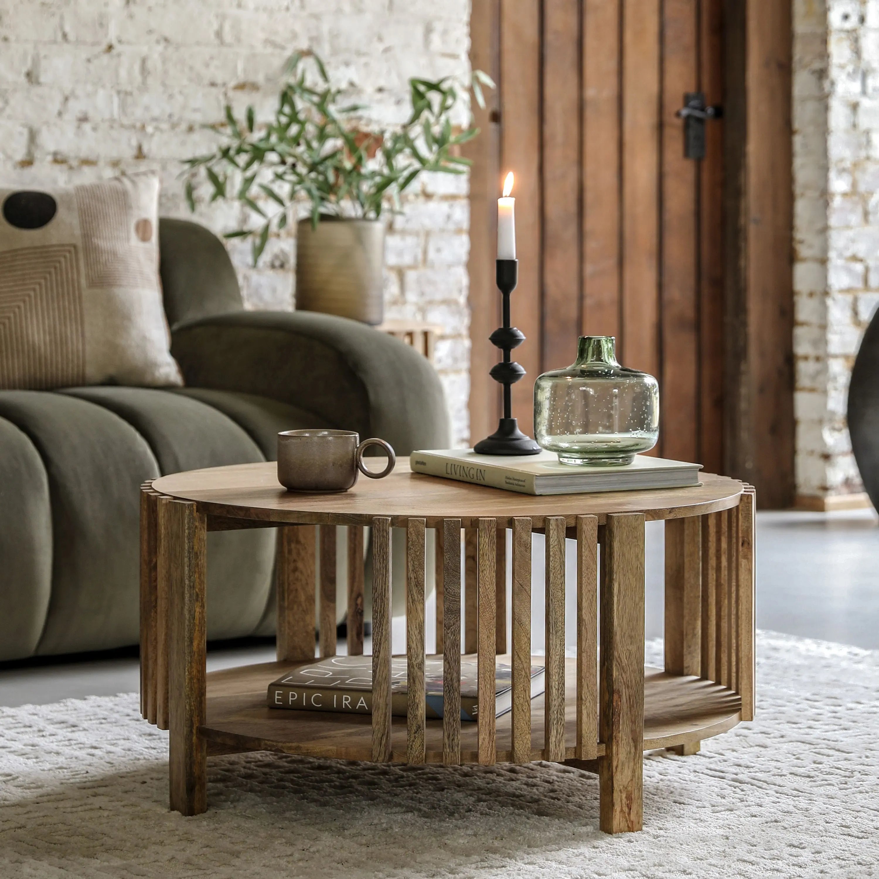 Gallery Direct Voss Coffee Table in Natural Finish - CLEARANCE - BRAND NEW BOXED