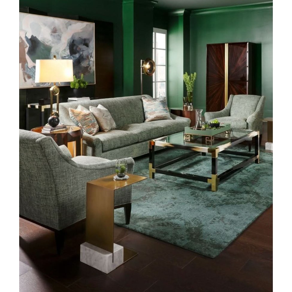 Theodore Alexander Supper Table Chaney Cantilever   Nicholas John Interiors