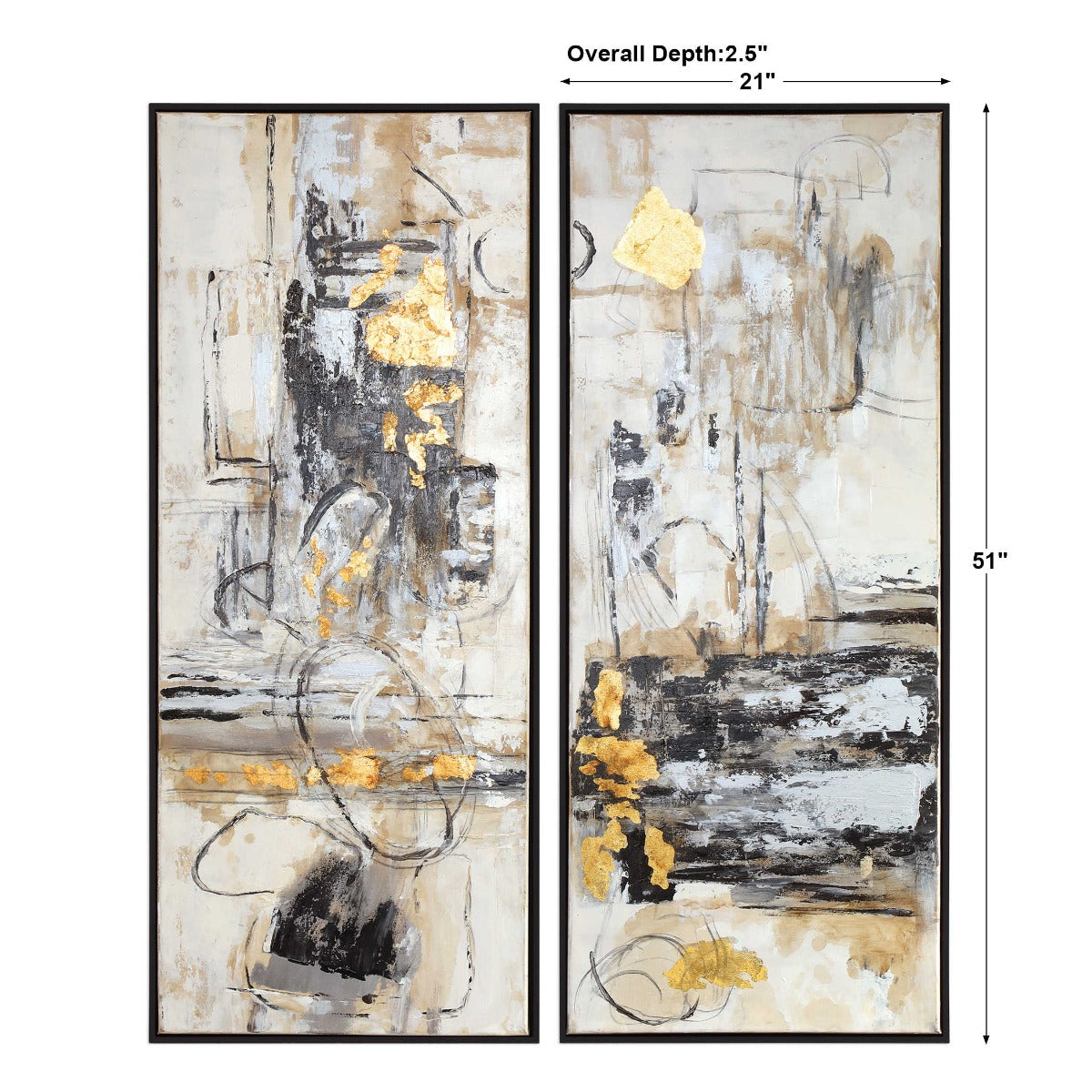 Uttermost Life Scenes Abstract Art - Set of 2