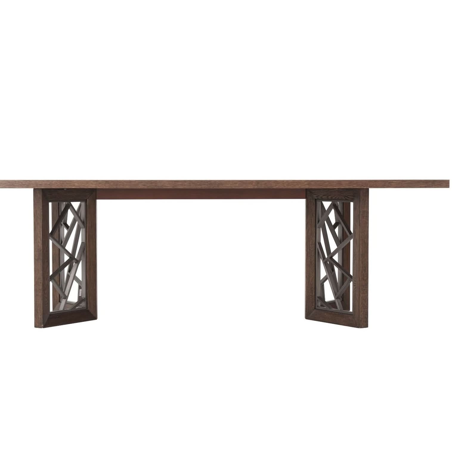 Theodore Alexander Renata Dining Table in Charteris Finish   Nicholas John Interiors