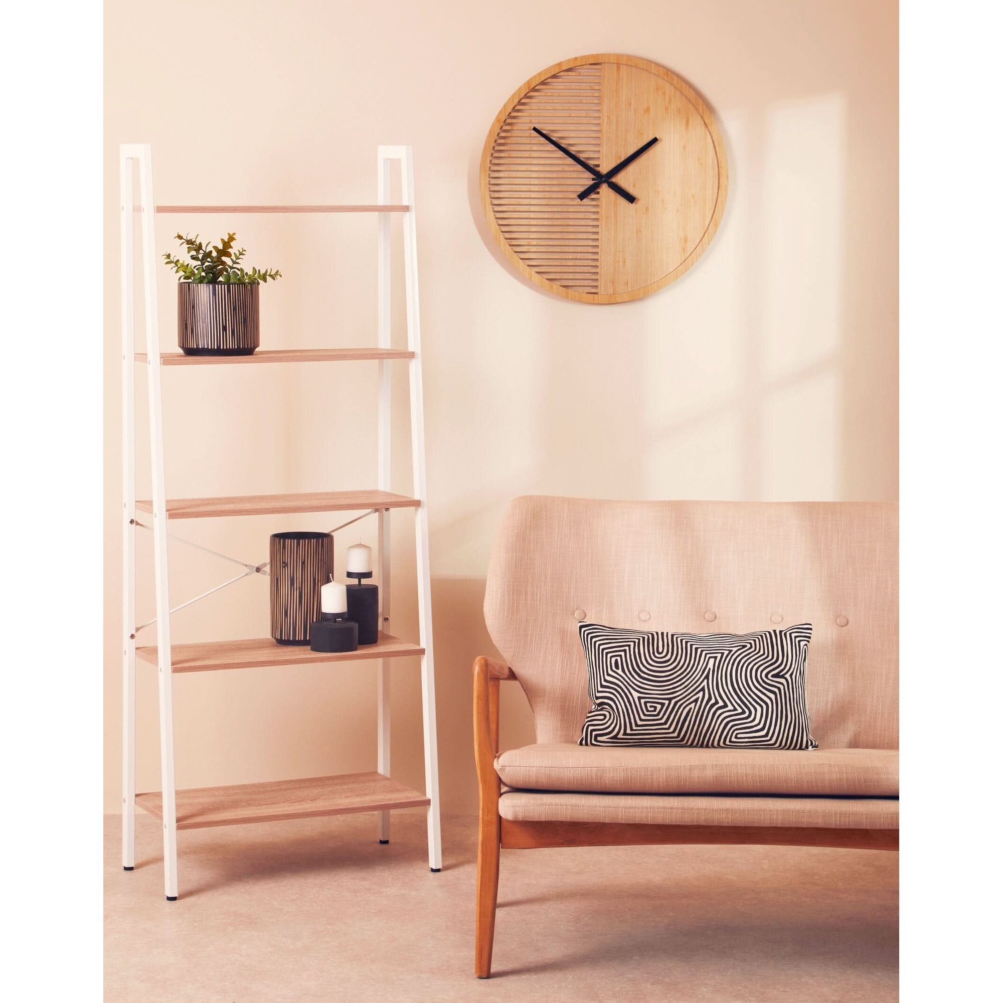 Kiso Small Black and Cream Finish Planter   Nicholas John Interiors