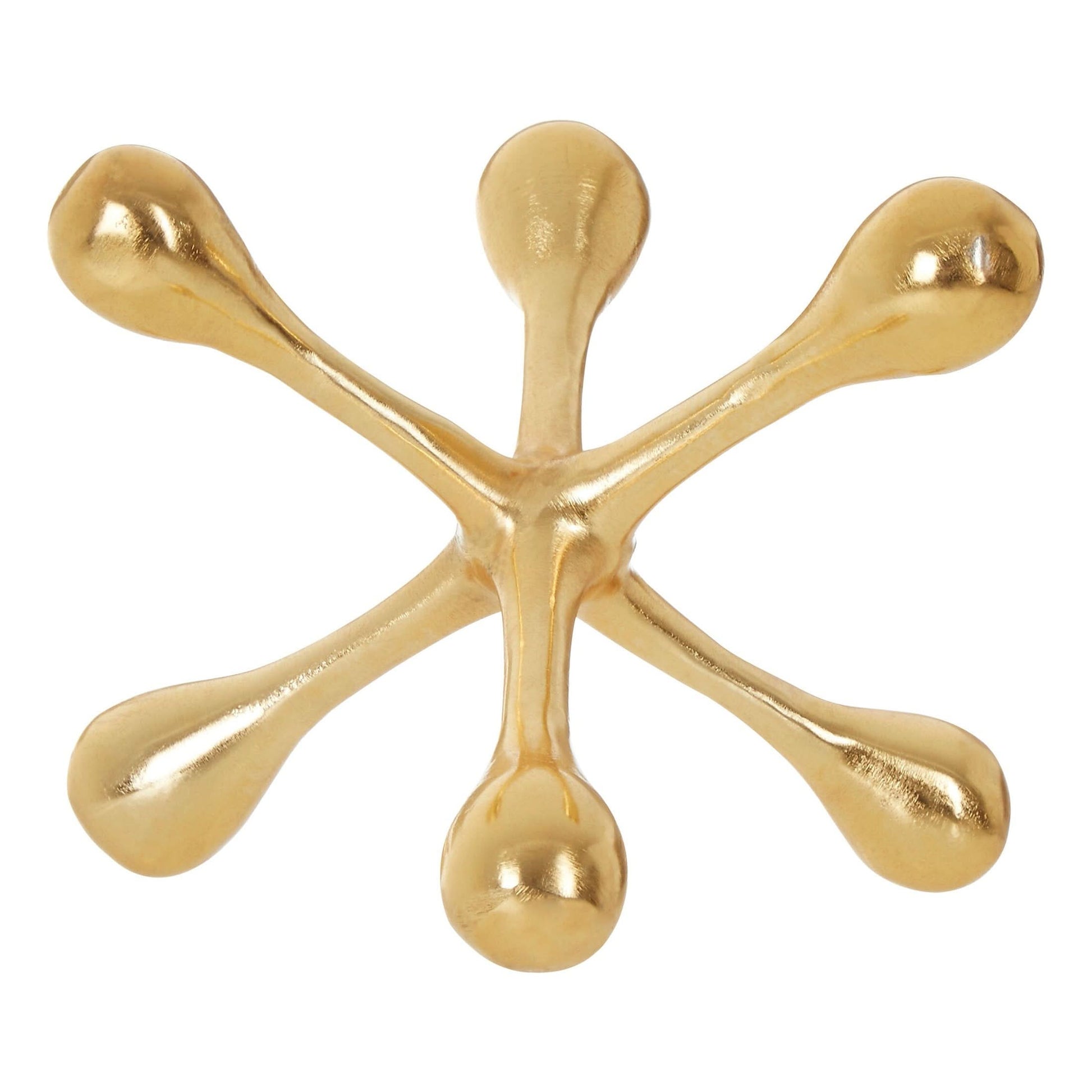 Prato Gold Finish Jack Sculpture   Nicholas John Interiors