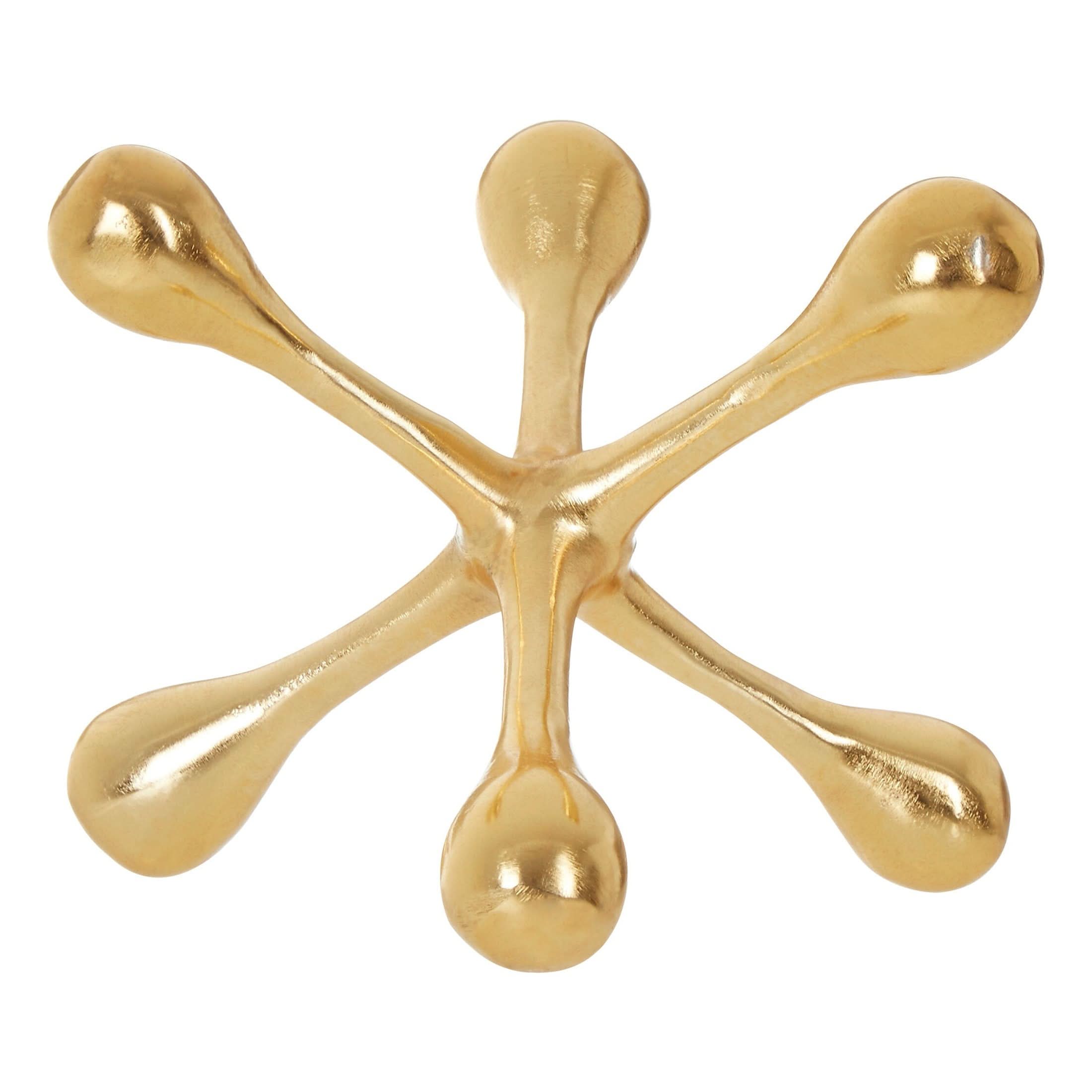 Prato Gold Finish Jack Sculpture   Nicholas John Interiors