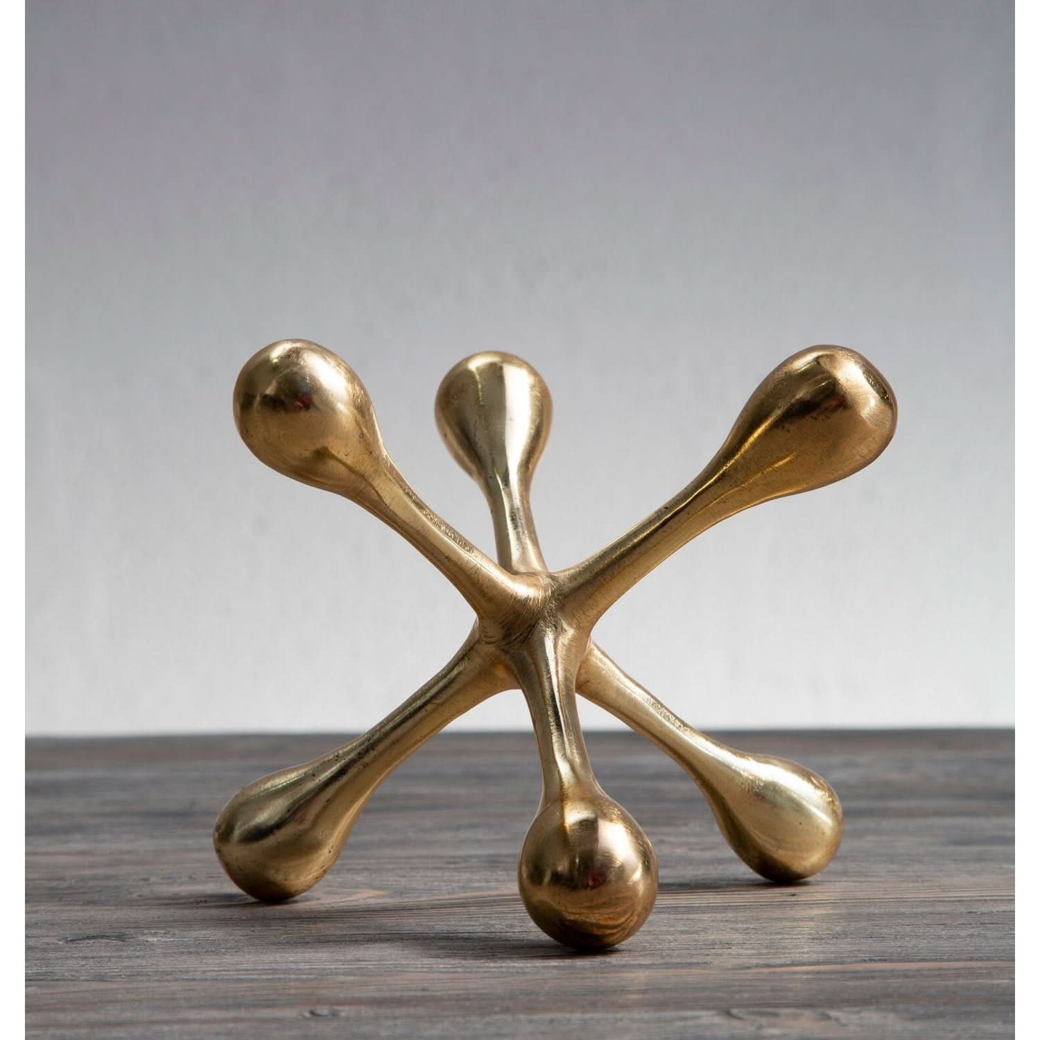 Prato Gold Finish Jack Sculpture   Nicholas John Interiors