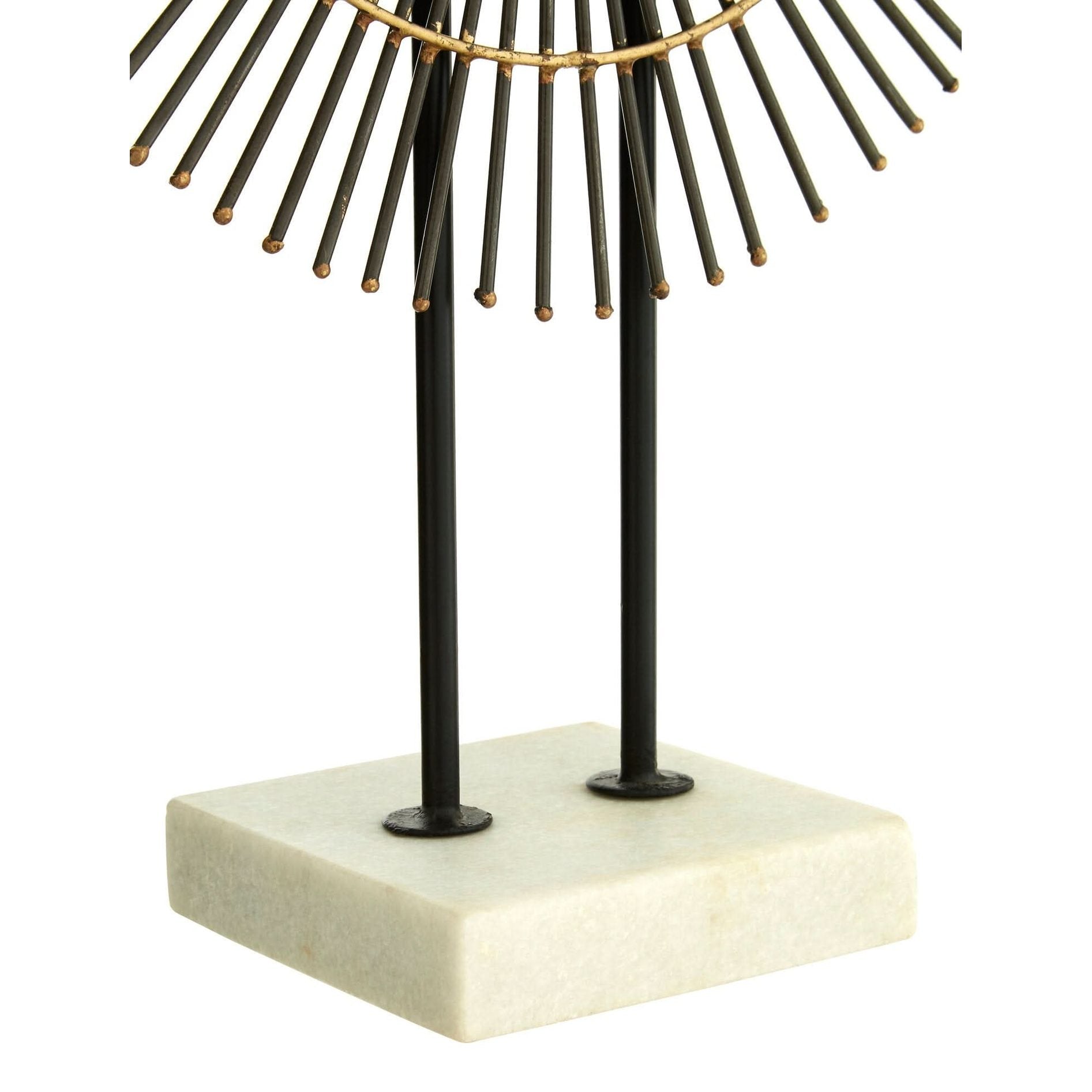 Mirano Metallic Finish Quill Sculpture   Nicholas John Interiors