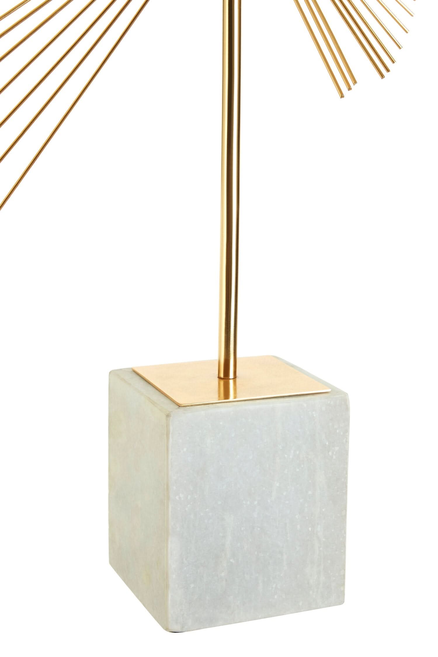 Mirano Gold Finish Spiral Sculpture   Nicholas John Interiors