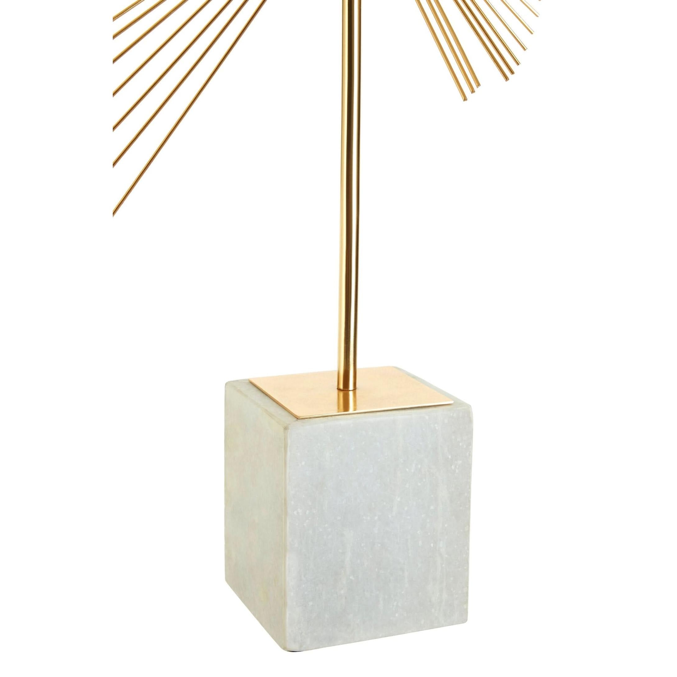 Mirano Gold Finish Spiral Sculpture   Nicholas John Interiors
