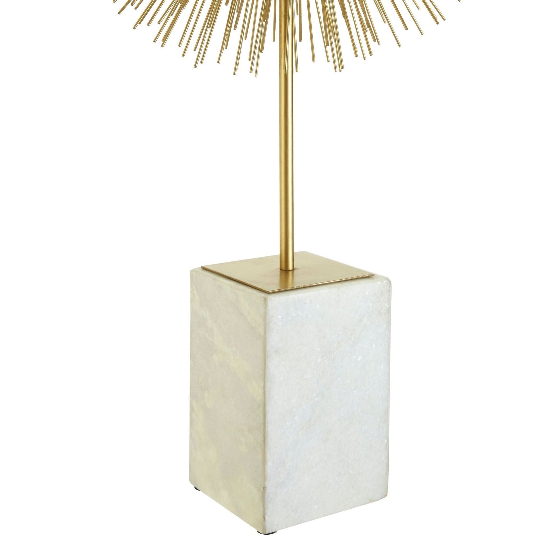 Mirano Gold Finish Starburst Sculpture   Nicholas John Interiors