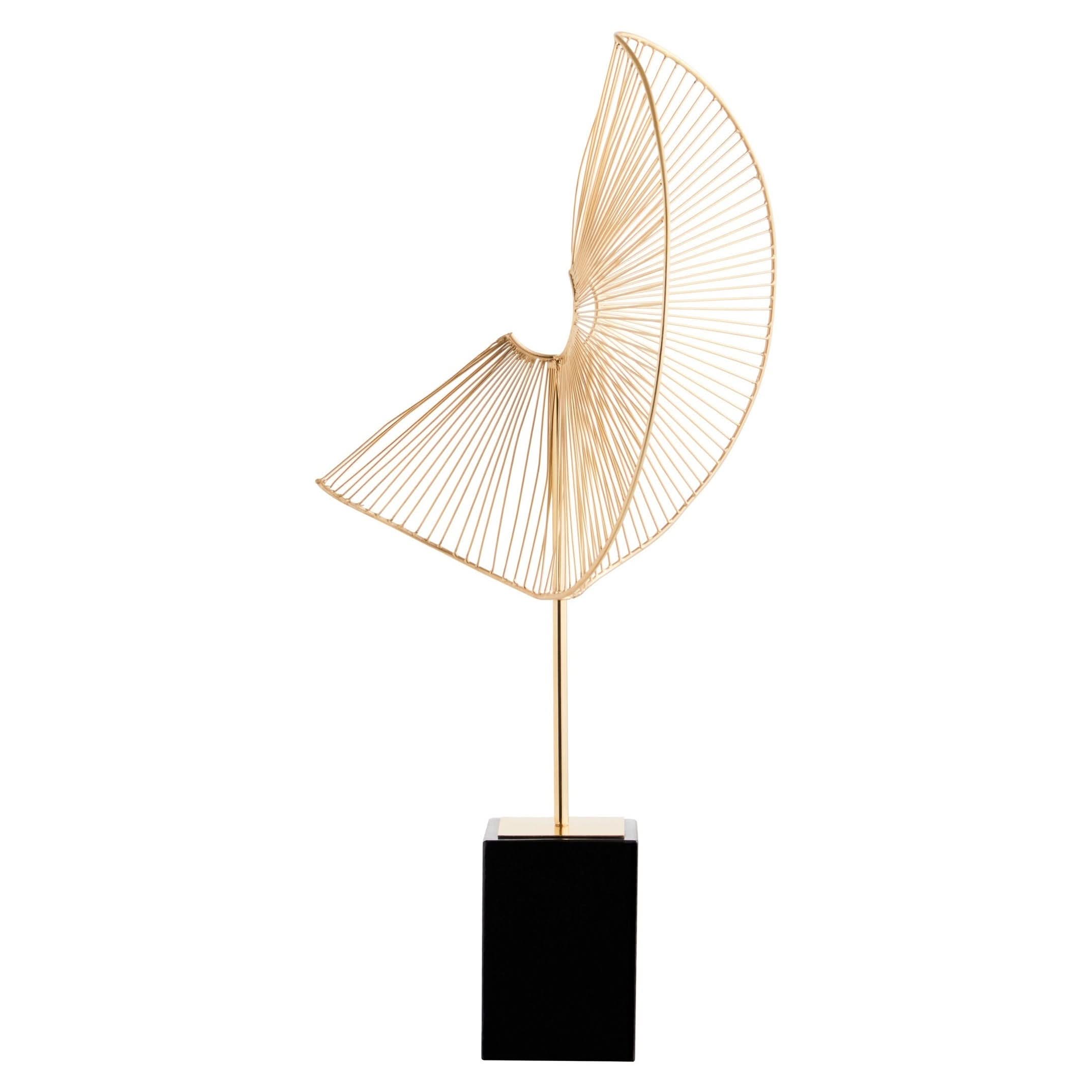 Mirano Gold Fiinish Web Sculpture   Nicholas John Interiors