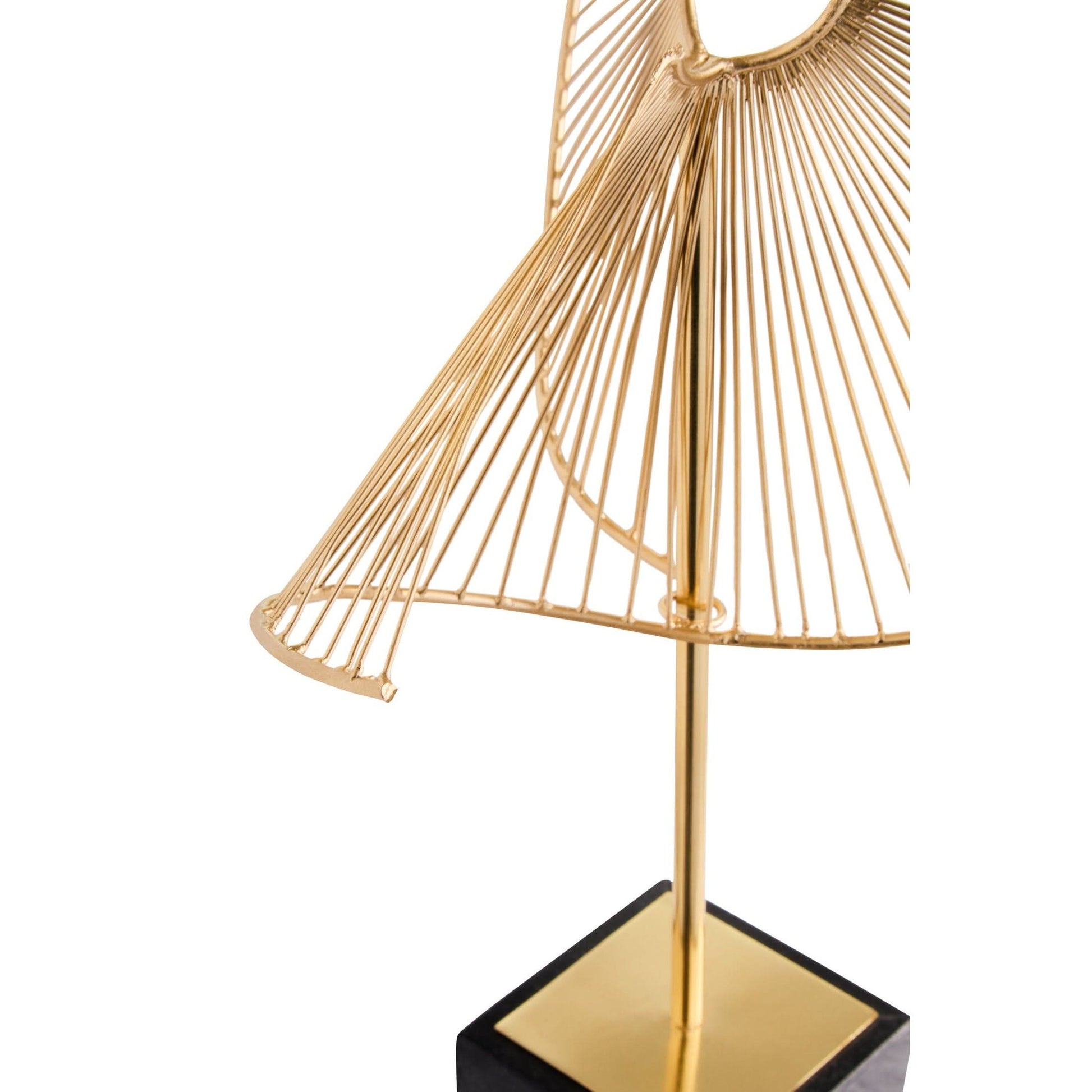 Mirano Gold Fiinish Web Sculpture   Nicholas John Interiors