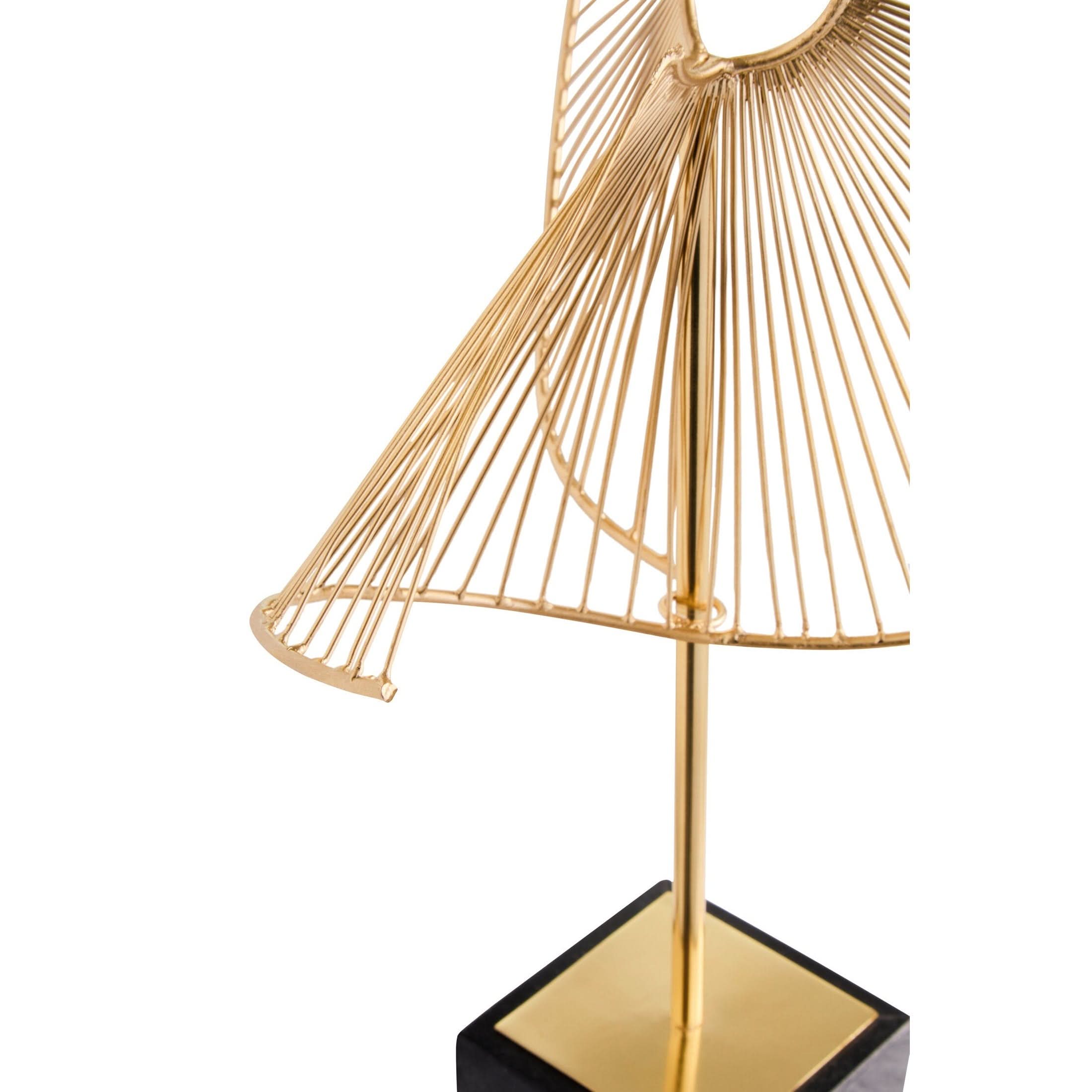 Mirano Gold Fiinish Web Sculpture   Nicholas John Interiors