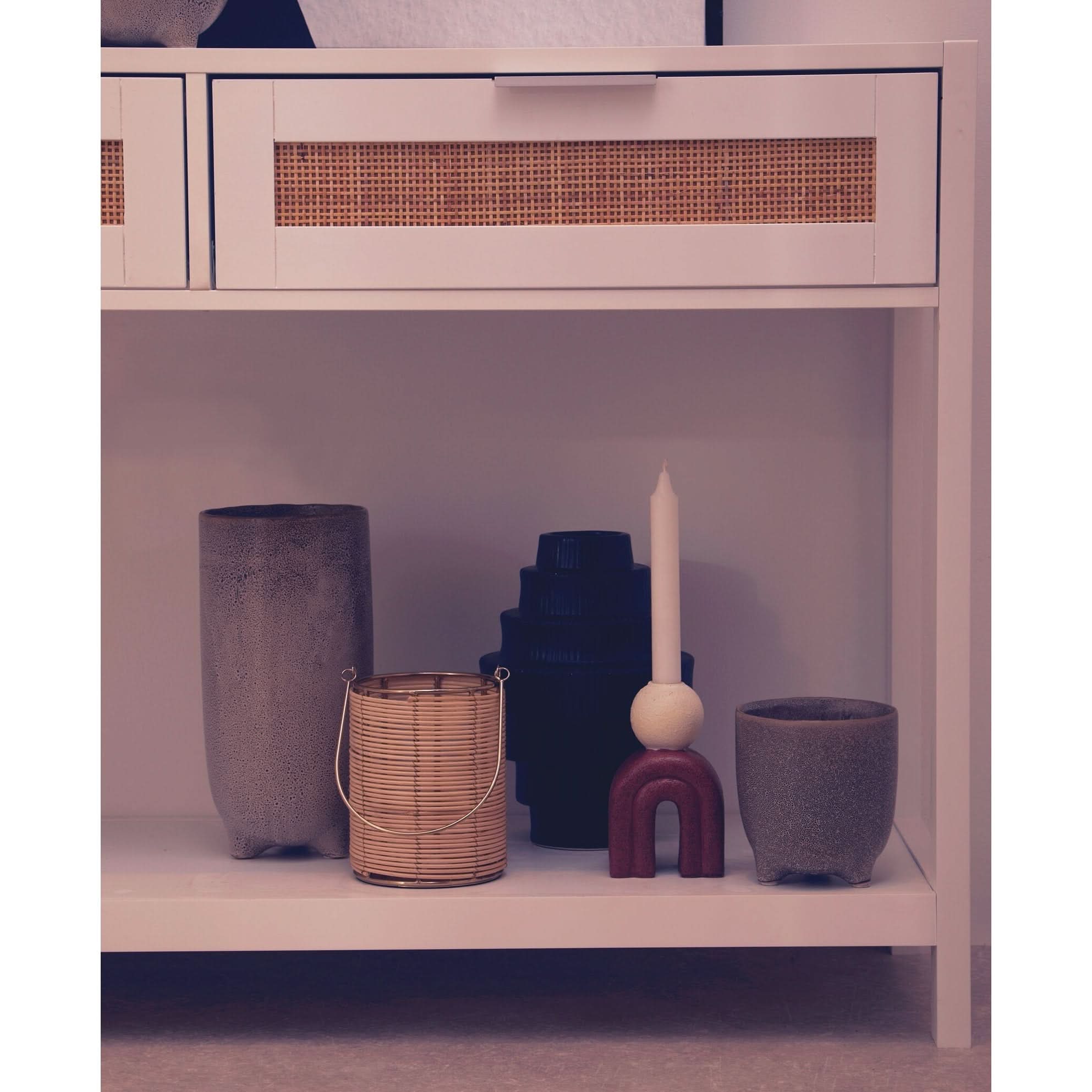 Calcita Natural Speckled Small Vase   Nicholas John Interiors