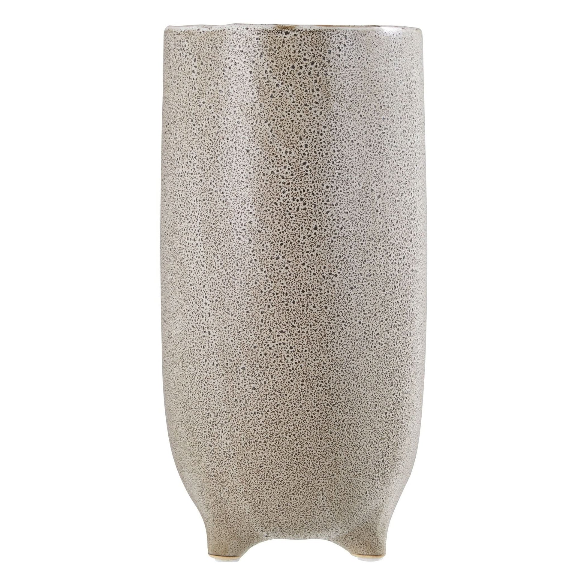 Calcita Natural Speckled Small Vase   Nicholas John Interiors