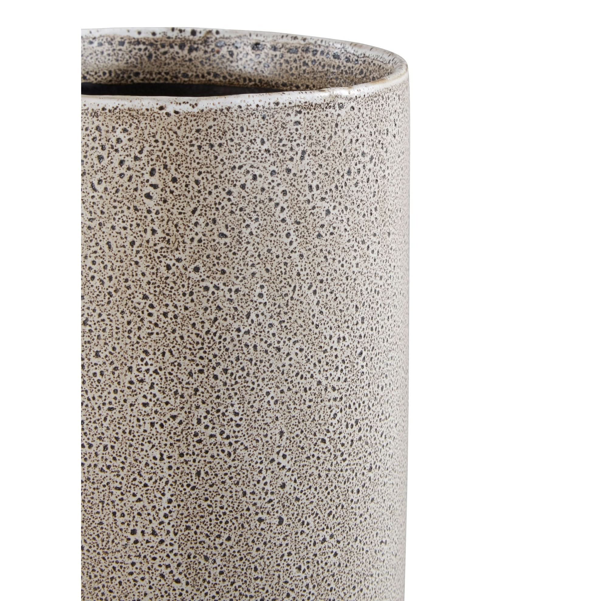 Calcita Natural Speckled Small Vase   Nicholas John Interiors