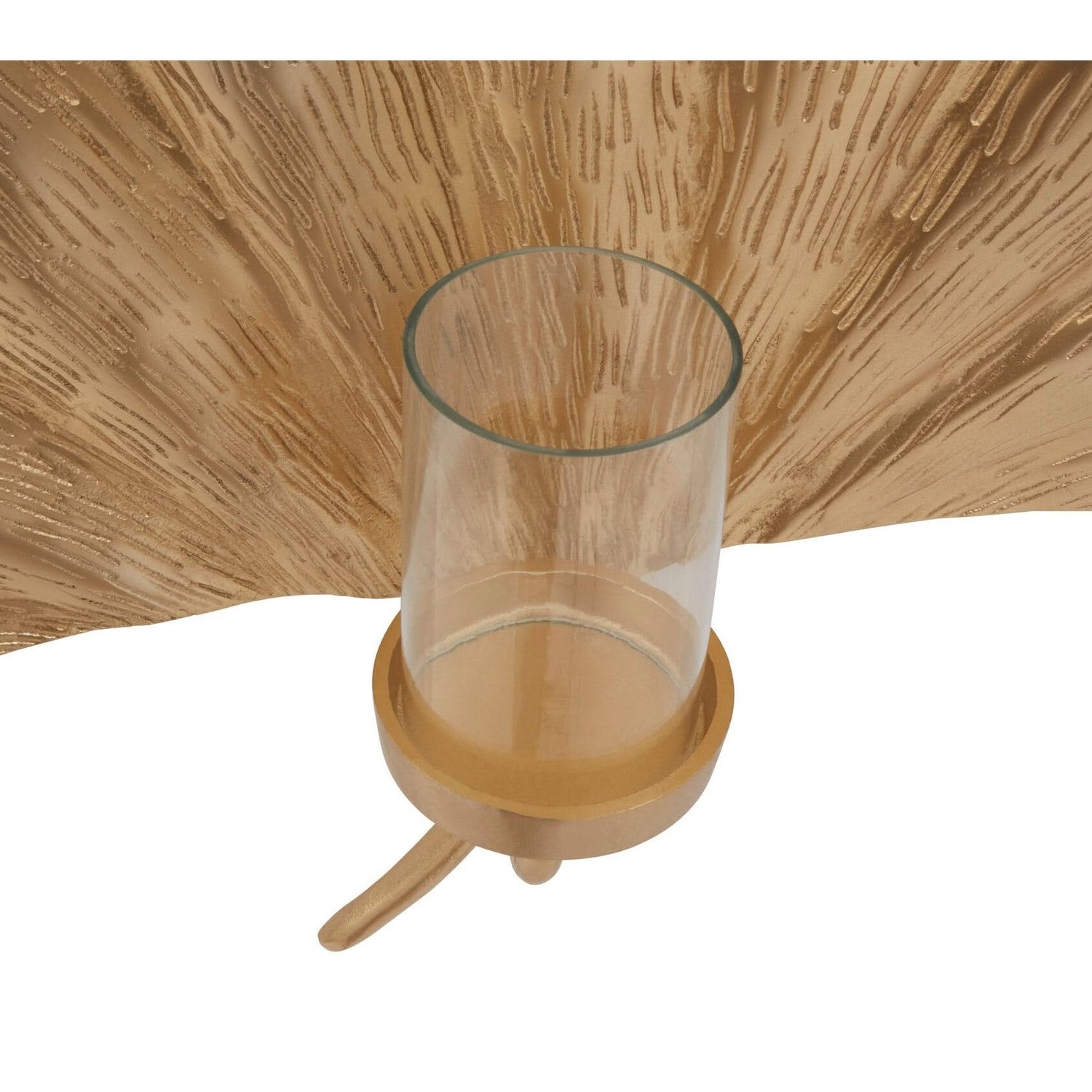 Prato Ginkgo Large Wall Sconce Candle Holder   Nicholas John Interiors
