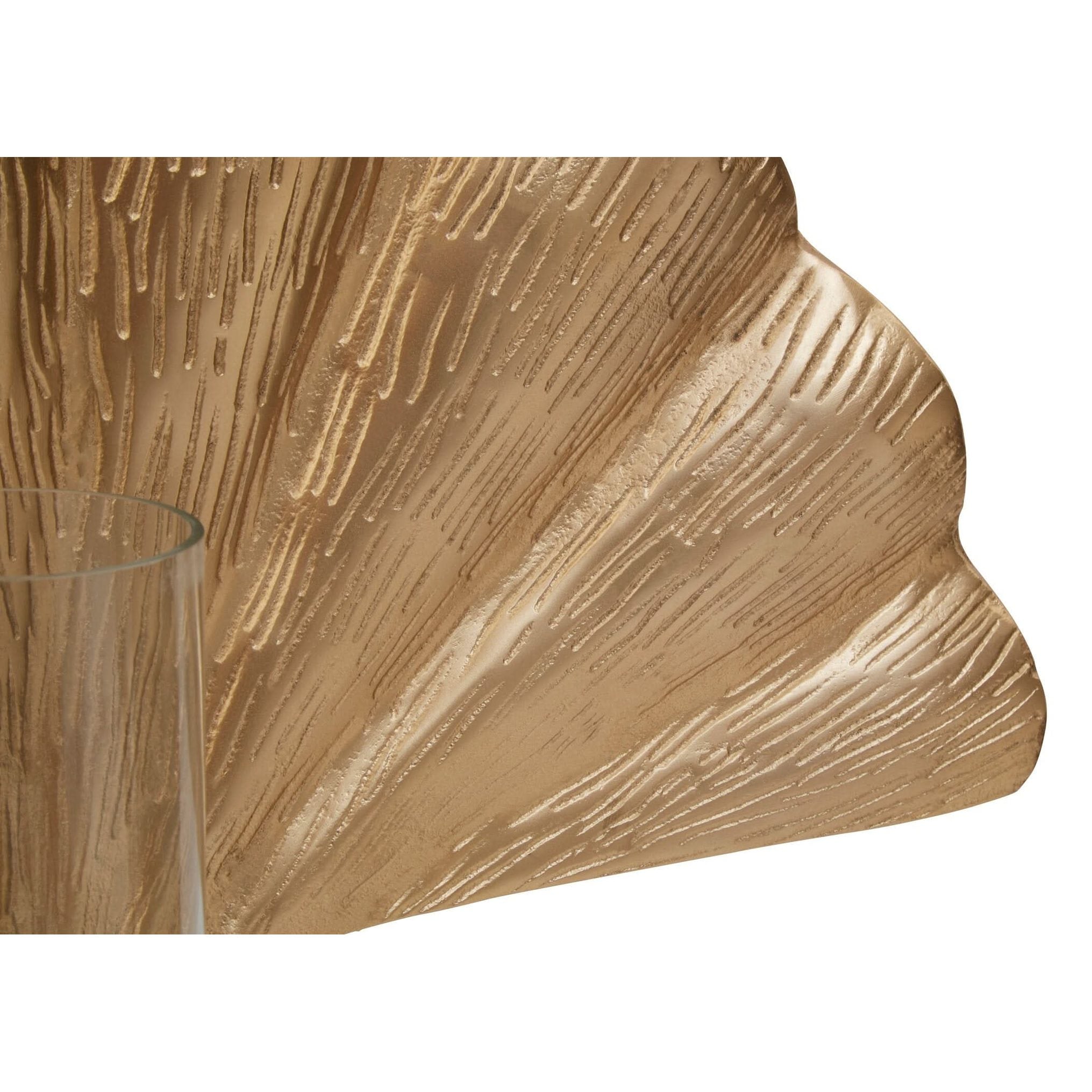 Prato Ginkgo Large Wall Sconce Candle Holder   Nicholas John Interiors
