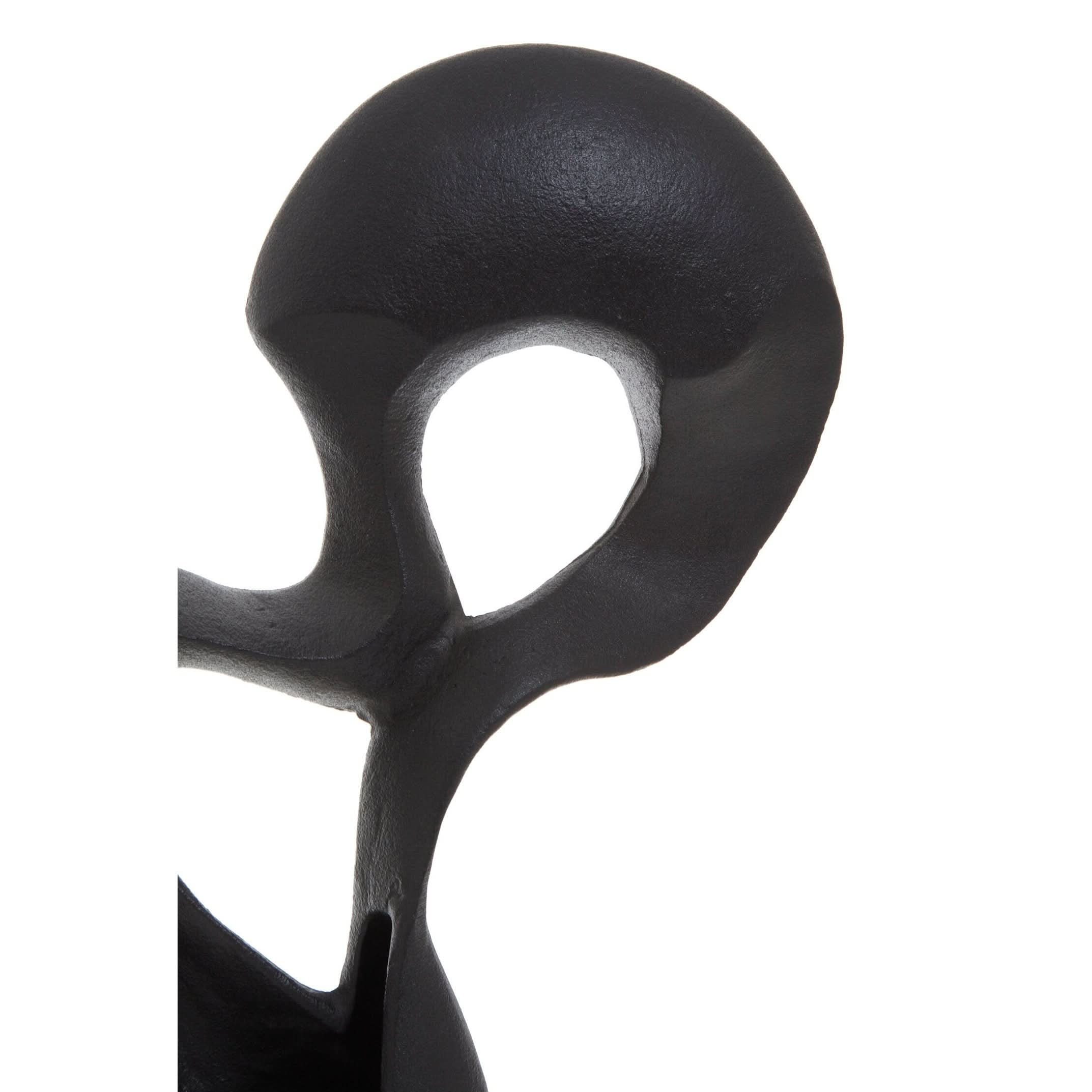 Mirano Black Finish Knot Sculpture   Nicholas John Interiors