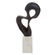 Mirano Black Finish Knot Sculpture   Nicholas John Interiors