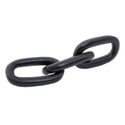 Prato Large Black Aluminium Chain Sculpture   Nicholas John Interiors