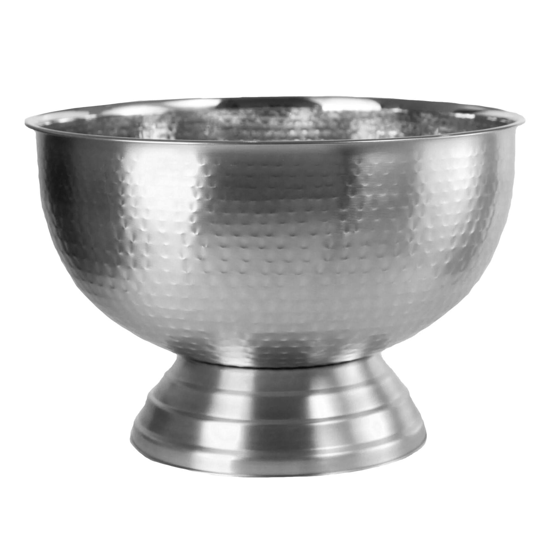 Ankara Silver Hammered Champagne Bowl   Nicholas John Interiors