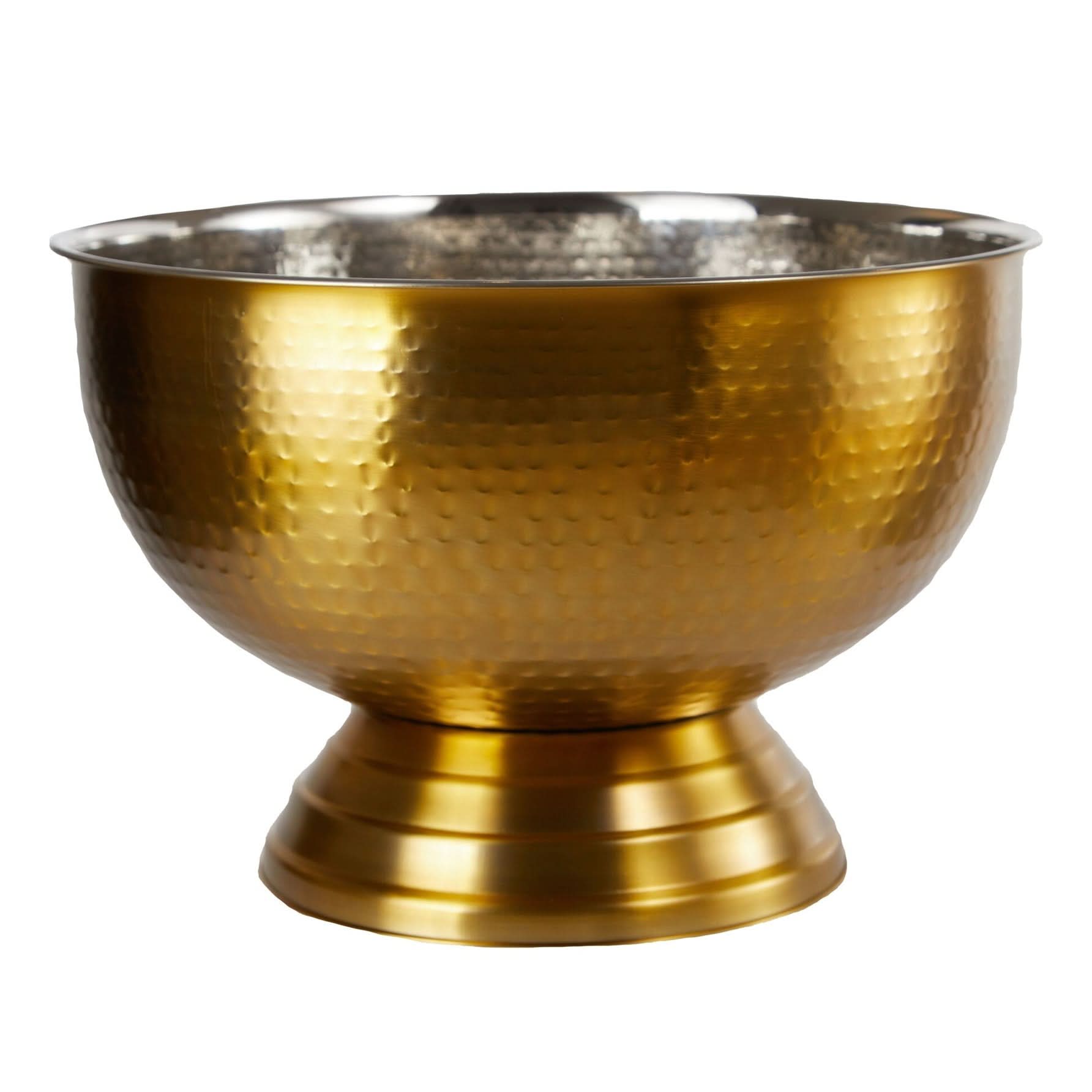 Ankara Gold Finish Champagne Bowl   Nicholas John Interiors