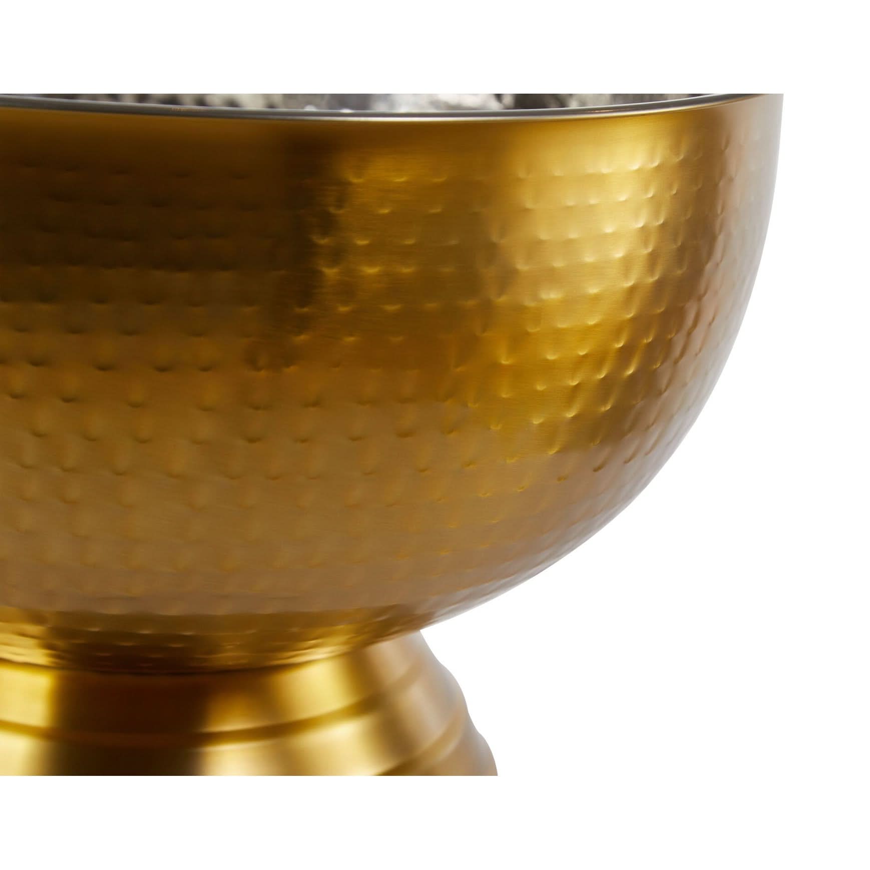 Ankara Gold Finish Champagne Bowl   Nicholas John Interiors