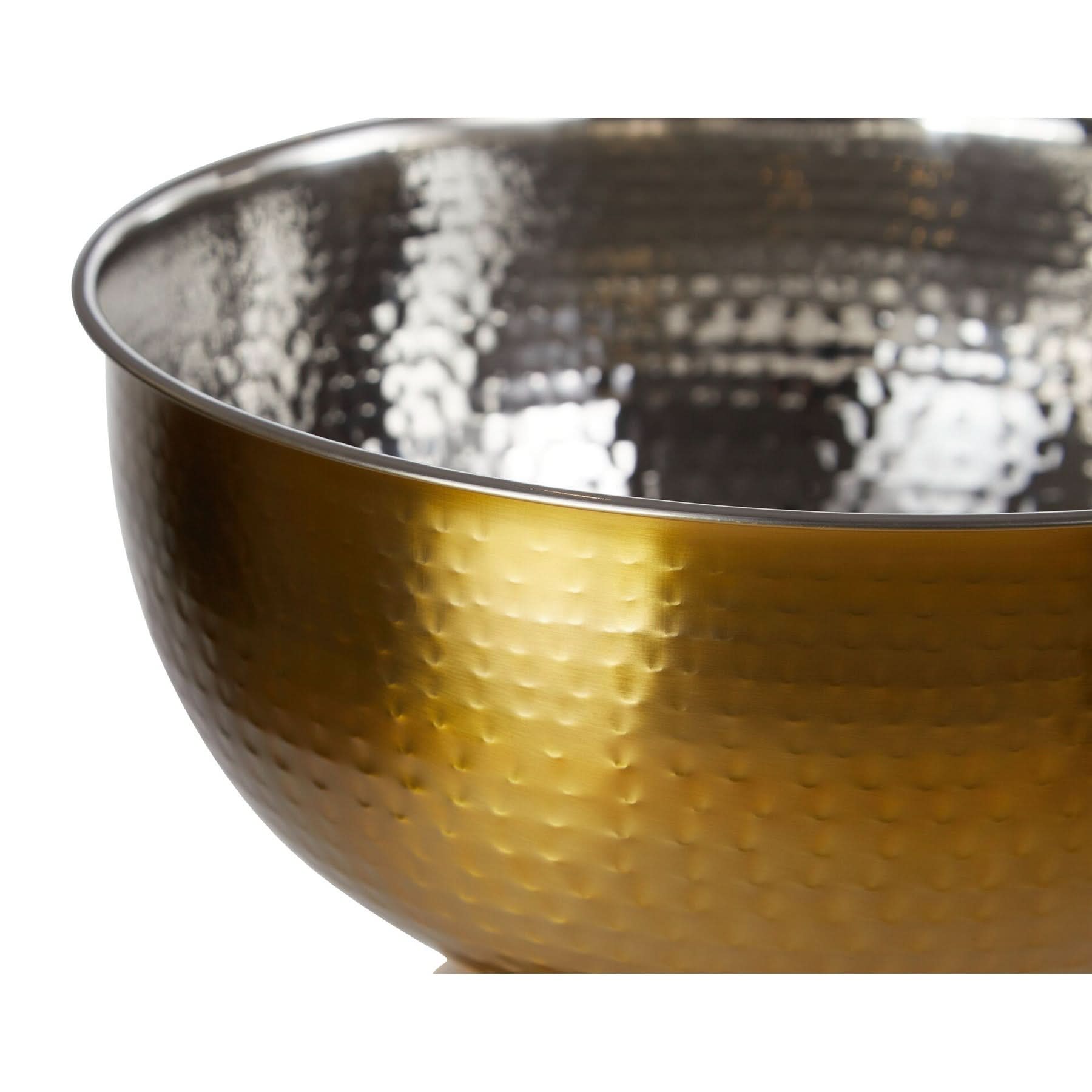 Ankara Gold Finish Champagne Bowl   Nicholas John Interiors