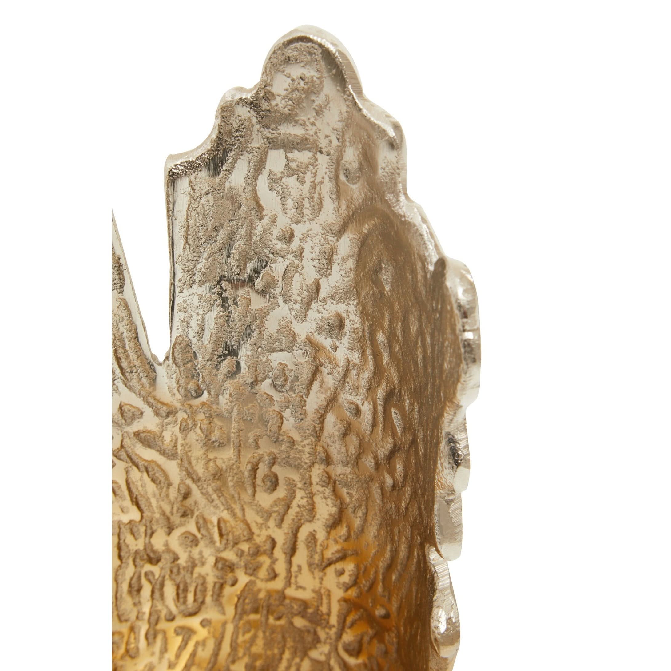 Dion Large Ombre Silver and Gold Finish Candle Holder   Nicholas John Interiors