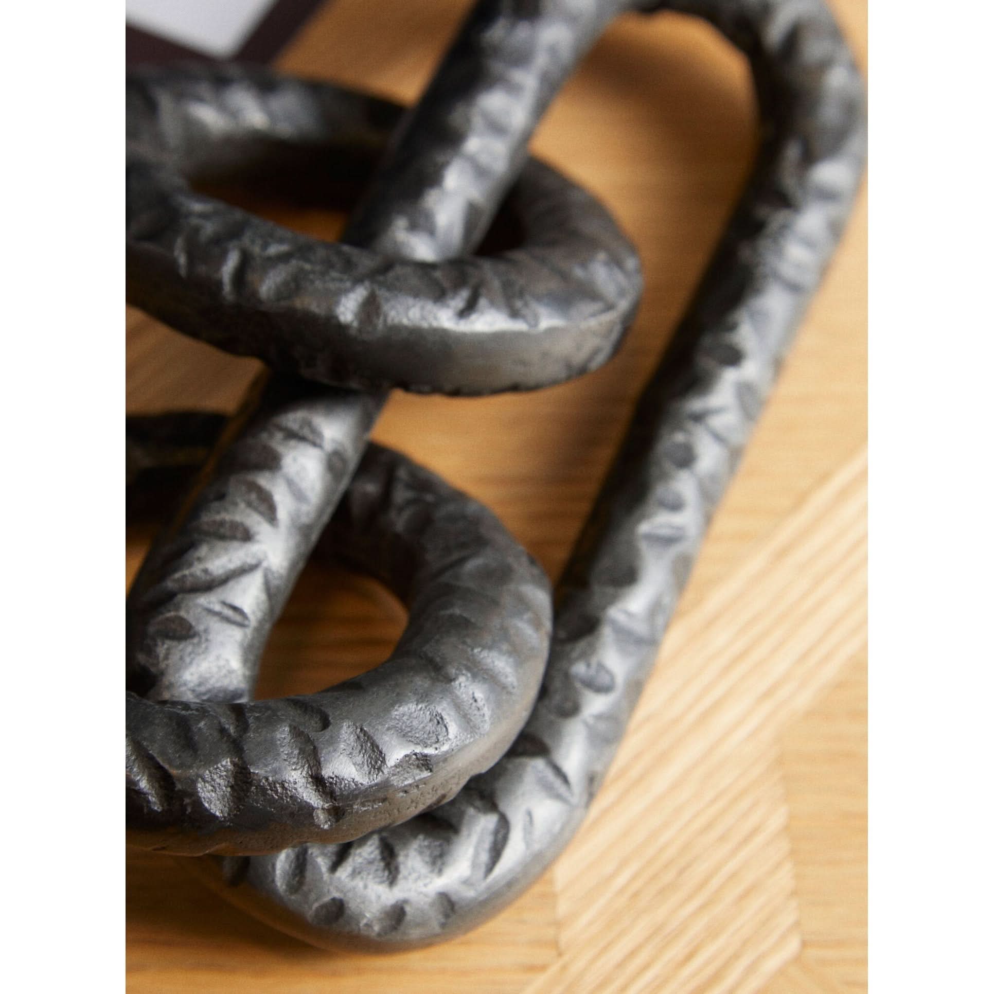 Prato Grey Chain Sculpture   Nicholas John Interiors