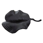 Prato Black Finish Leaf Dish   Nicholas John Interiors