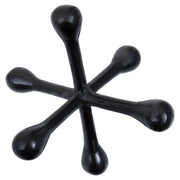 Prato Black Nickel Finish Jack Sculpture   Nicholas John Interiors