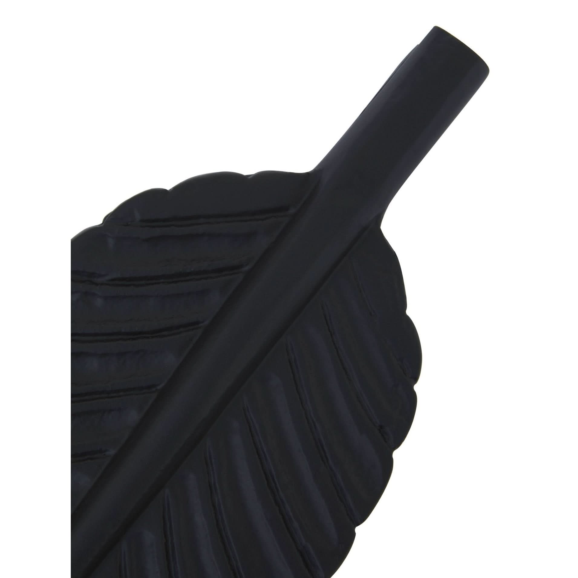 Prato Black Finish Plume Box   Nicholas John Interiors