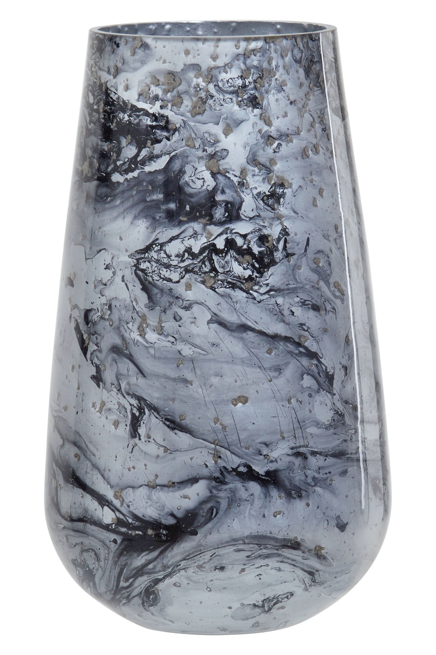 Garan Grey Marble Effect Large Vase   Nicholas John Interiors