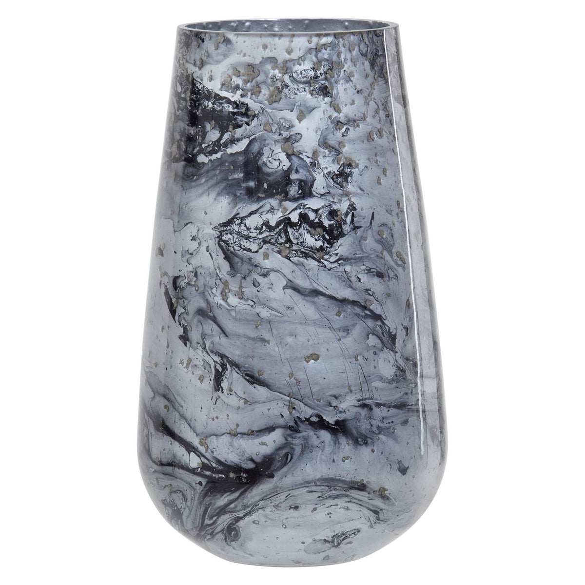 Garan Grey Marble Effect Large Vase   Nicholas John Interiors