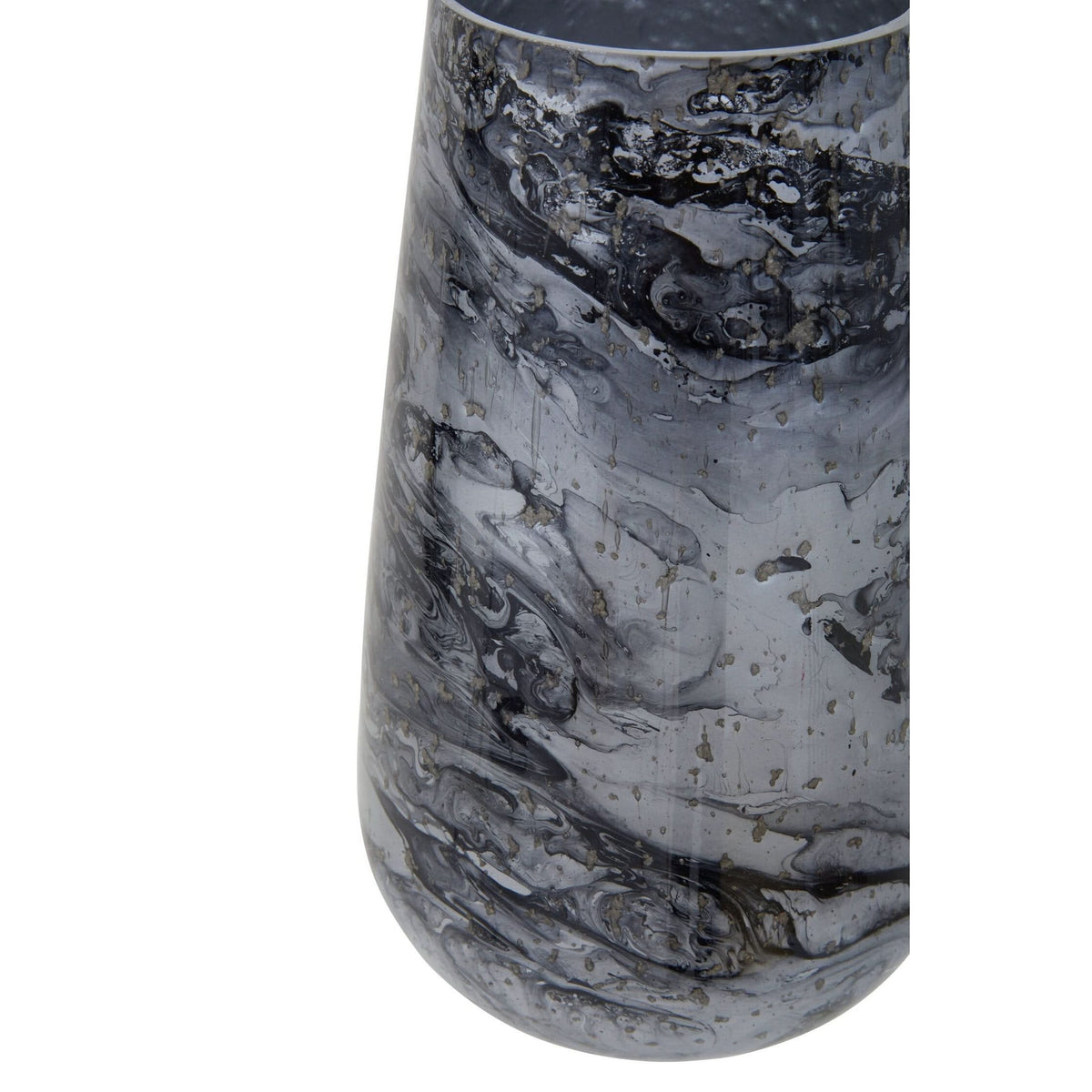 Garan Grey Marble Effect Large Vase   Nicholas John Interiors