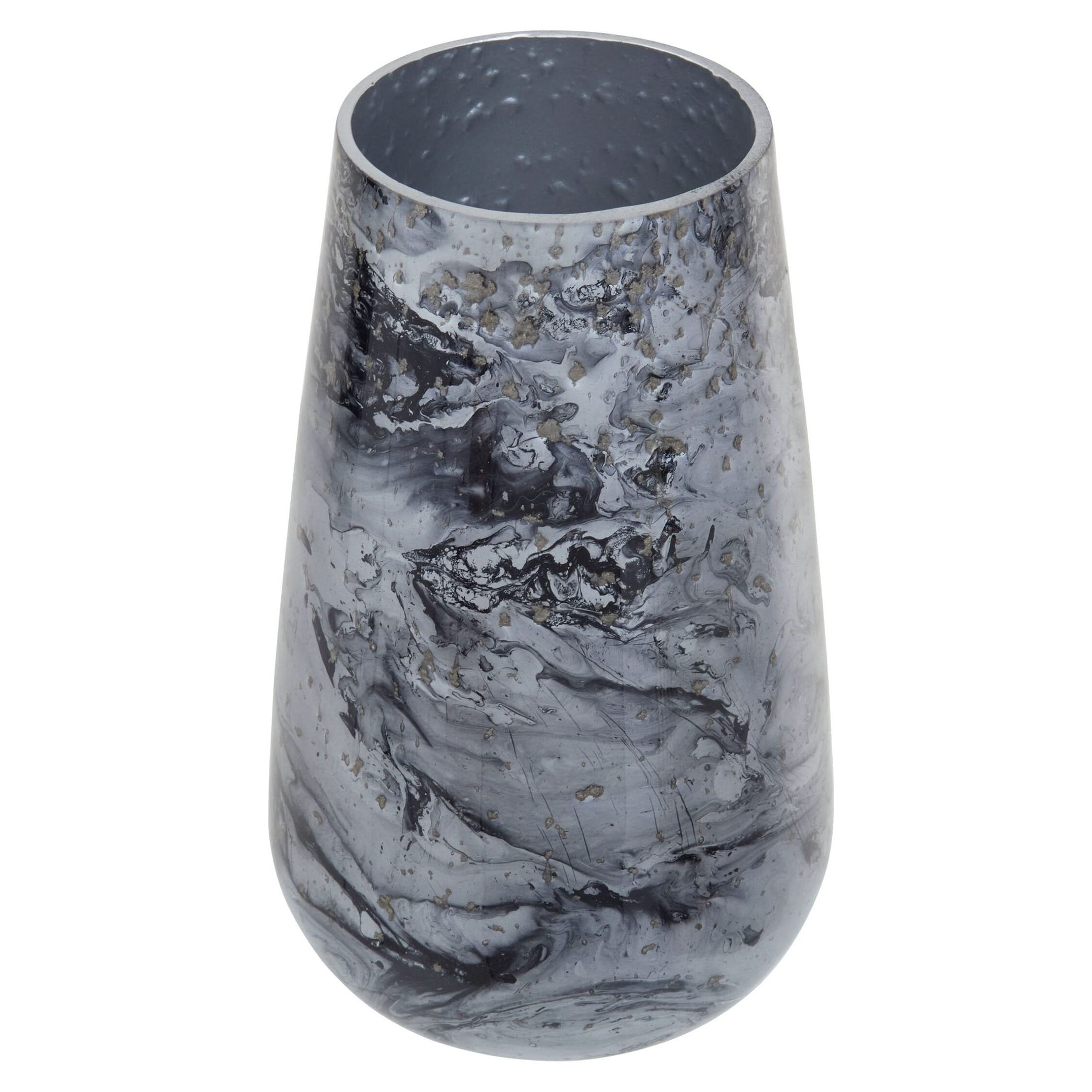 Garan Grey Marble Effect Large Vase   Nicholas John Interiors