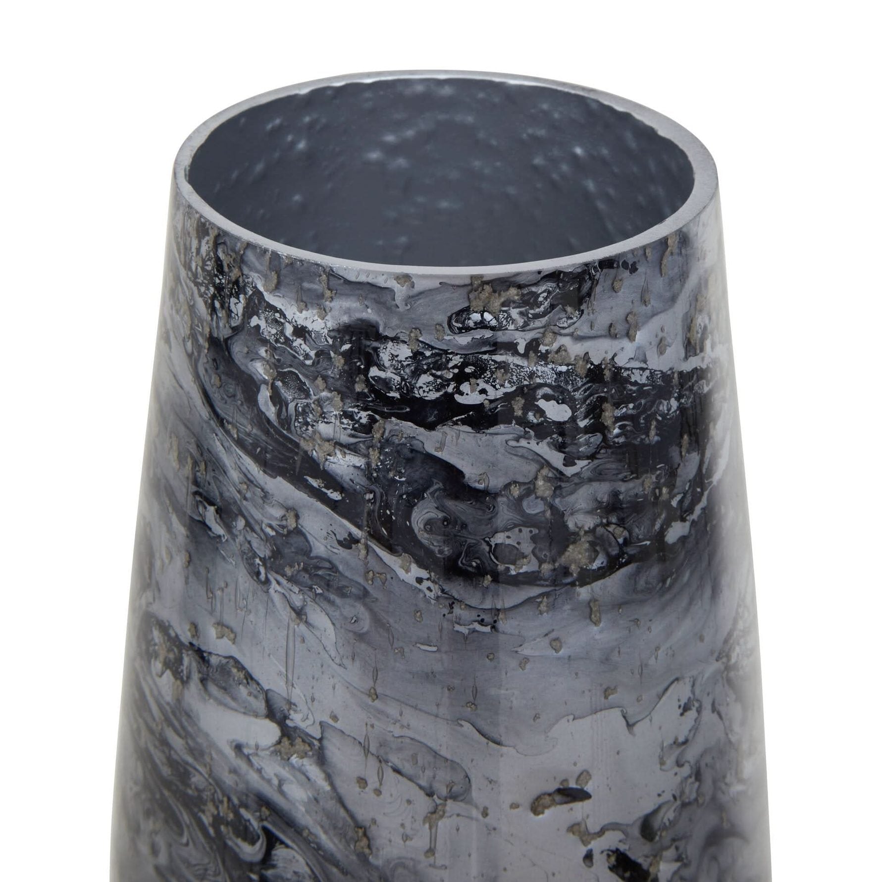 Garan Grey Marble Effect Large Vase   Nicholas John Interiors