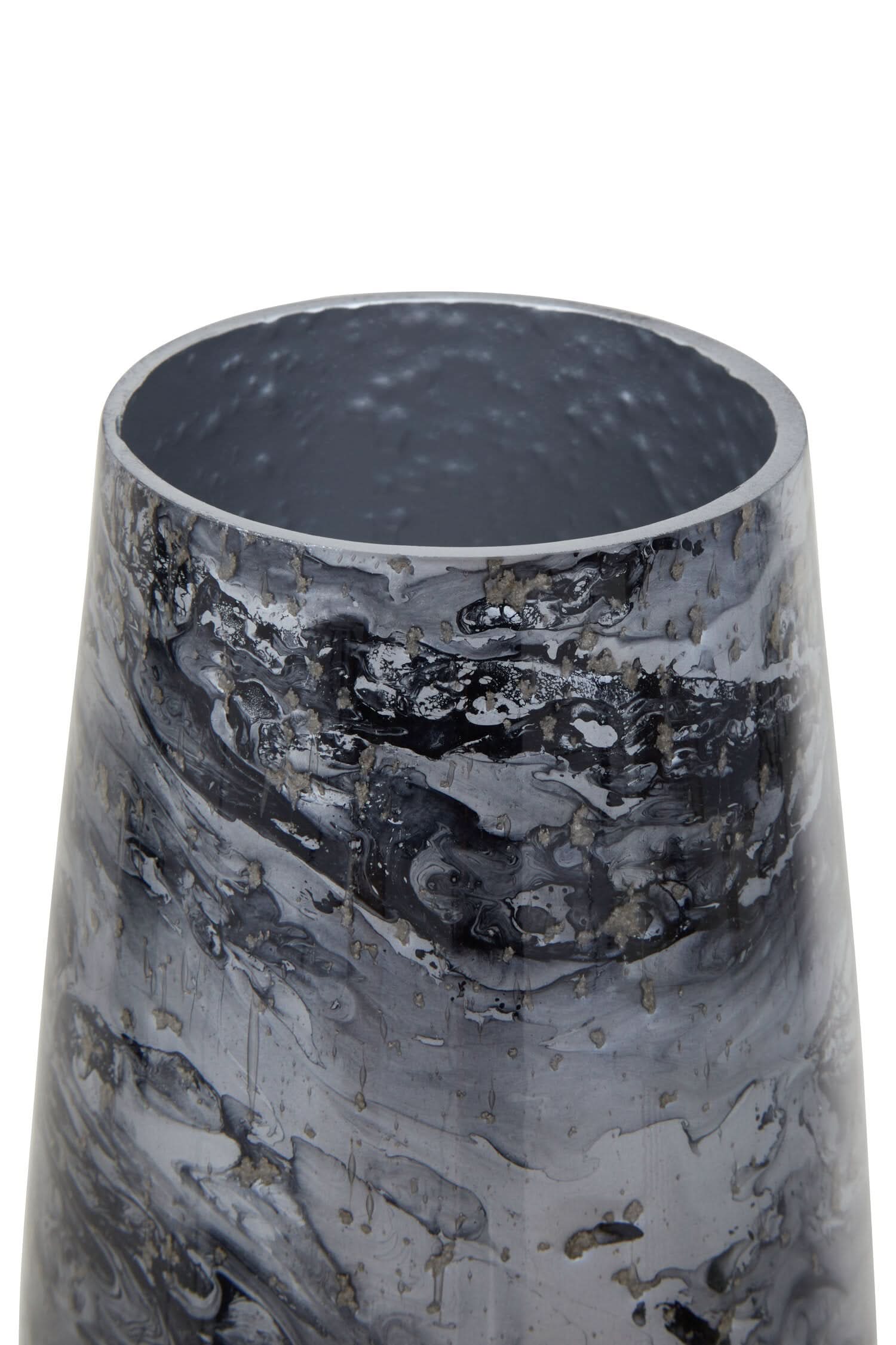 Garan Grey Marble Effect Large Vase   Nicholas John Interiors