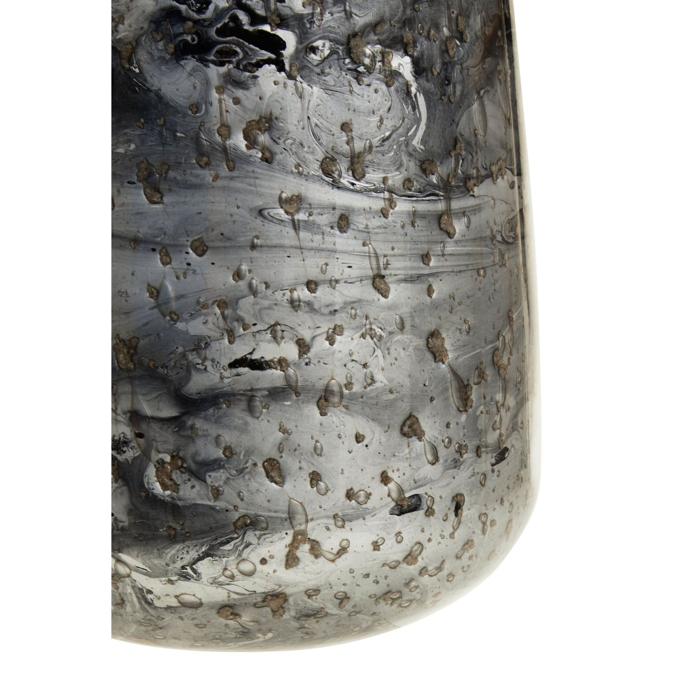 Garan Grey Marble Effect Small Vase   Nicholas John Interiors