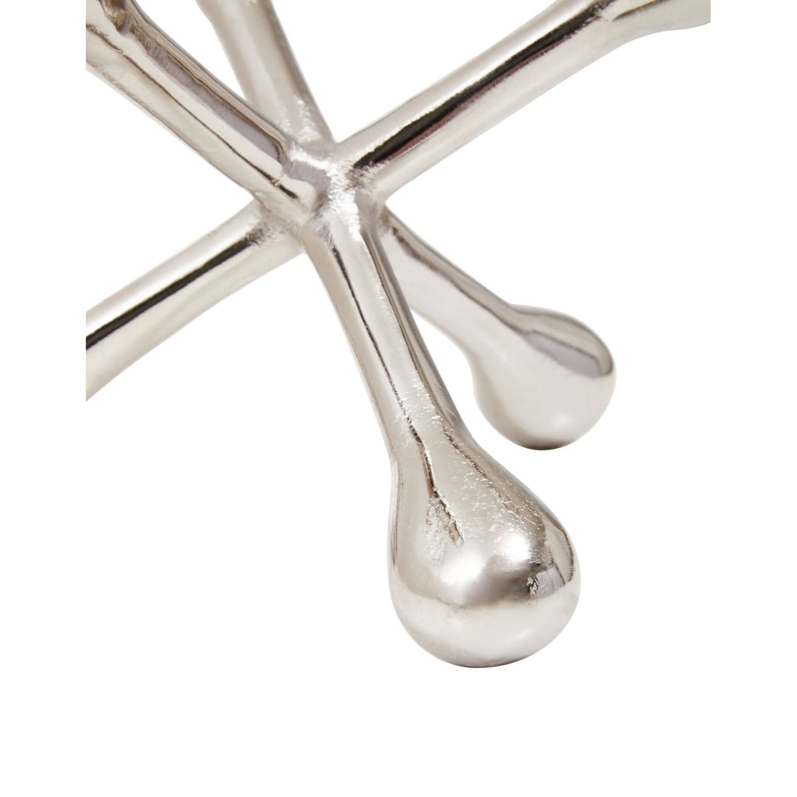 Prato Silver Finish Jack Sculpture   Nicholas John Interiors