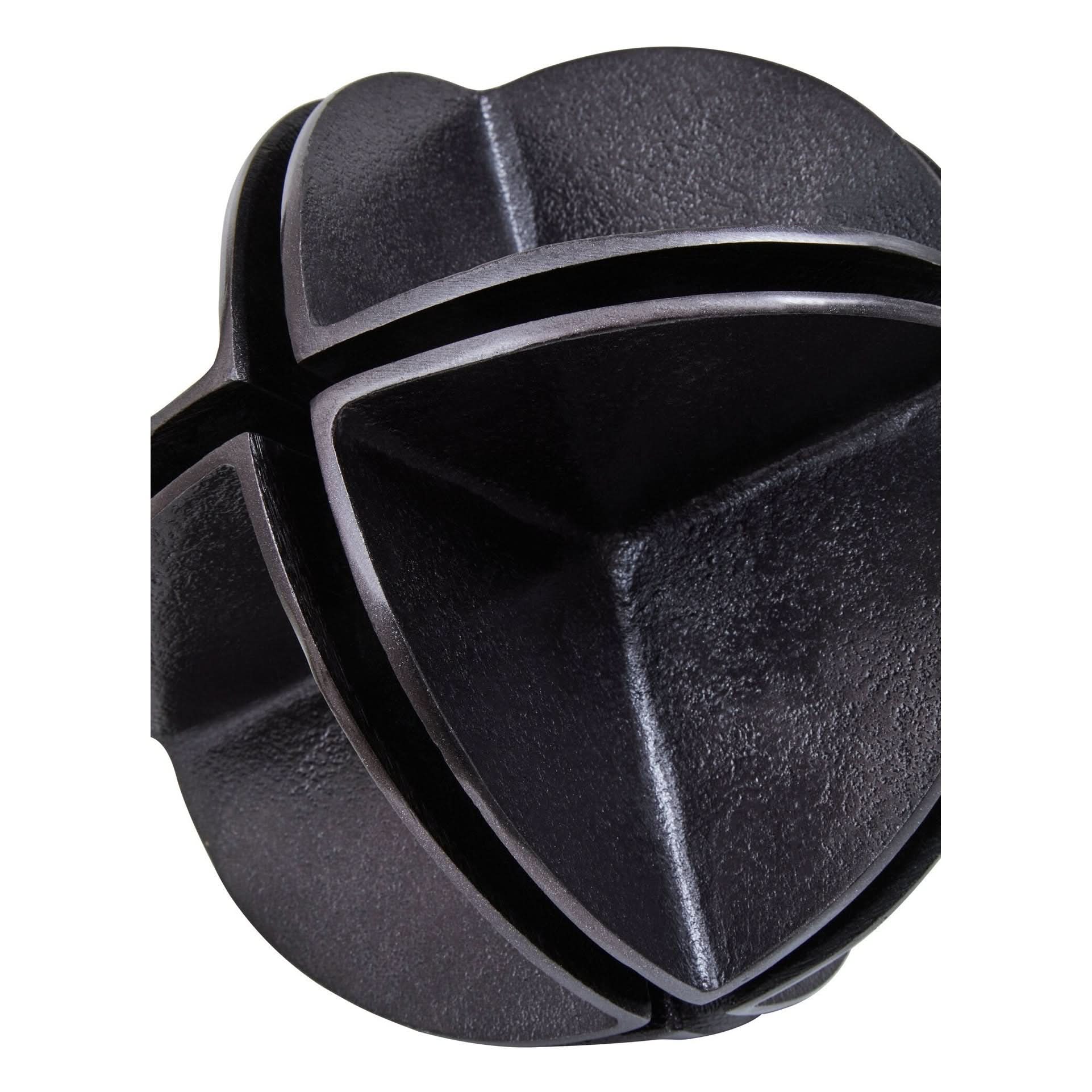Prato Black Nickel Finish Sculpture   Nicholas John Interiors