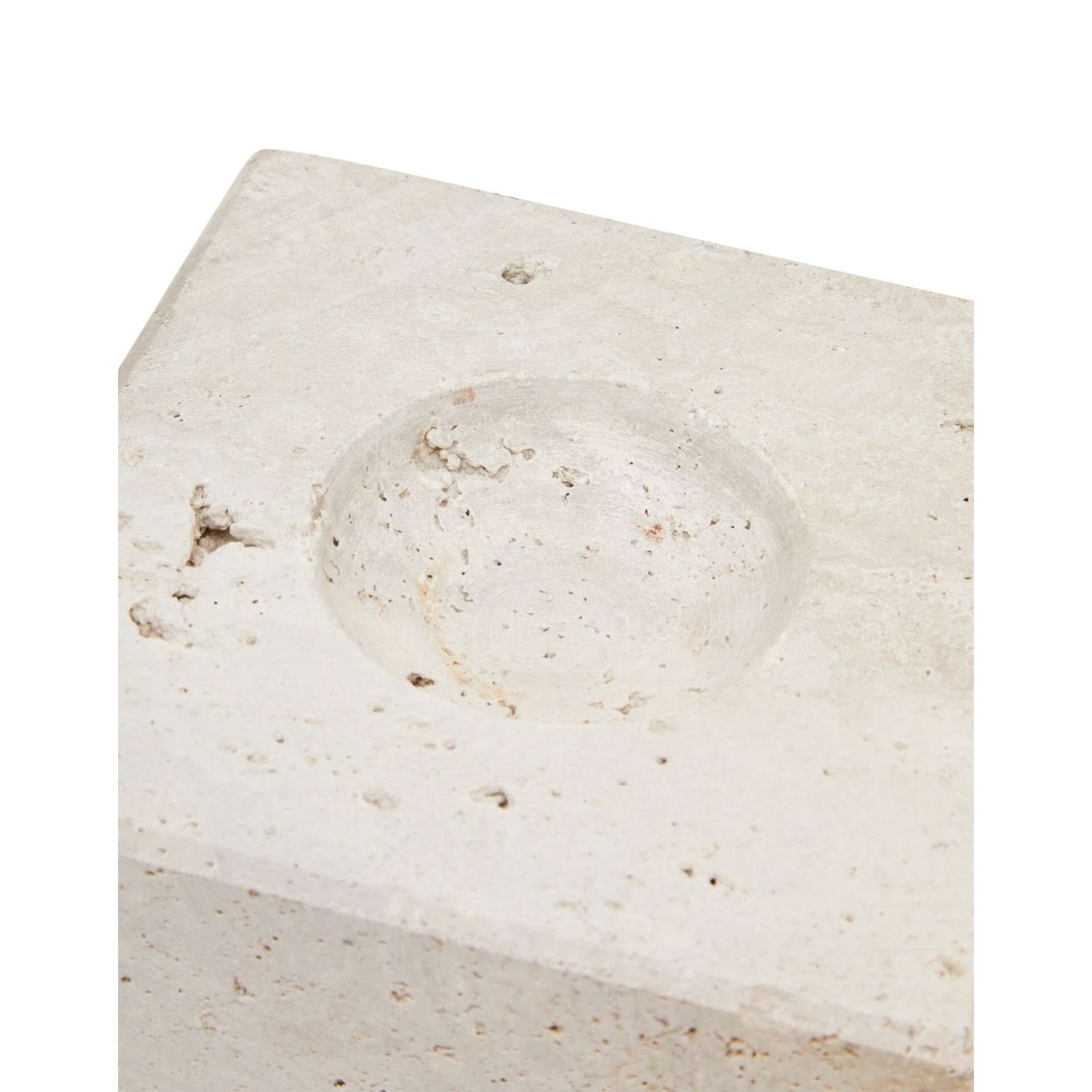 Tibor Travertine Sculpture   Nicholas John Interiors