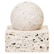Tibor Travertine Sculpture   Nicholas John Interiors